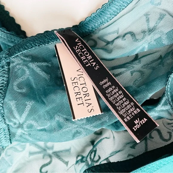 32D MEDIUM Victoria’s Secret green bra set - Picture 8 of 8